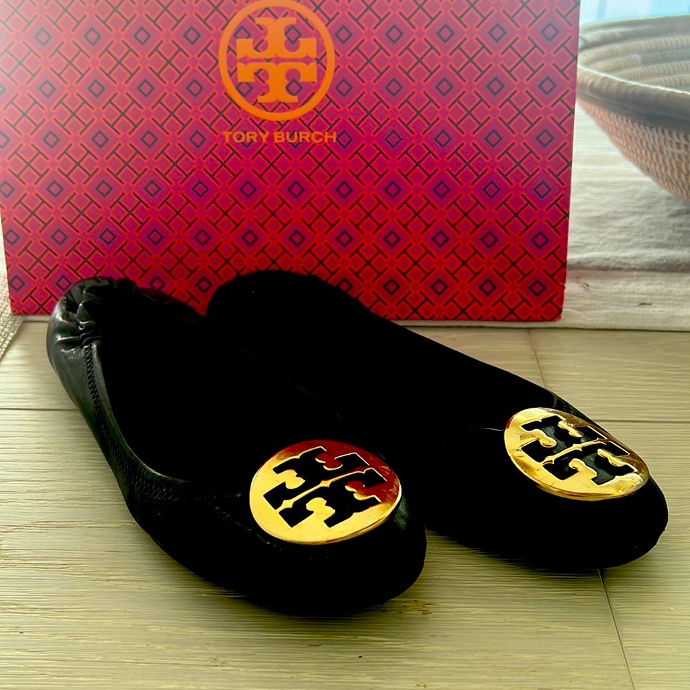 Tory Burch medallion flats